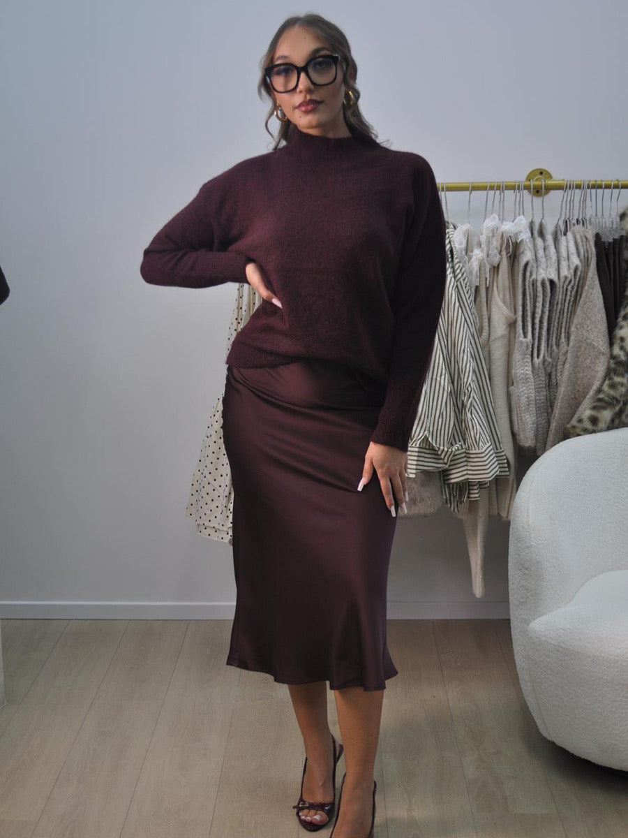 Pull bordeaux